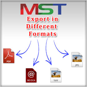 Publish in different file formats